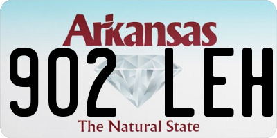 AR license plate 902LEH