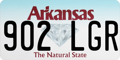 AR license plate 902LGR