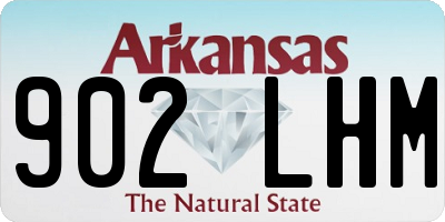 AR license plate 902LHM