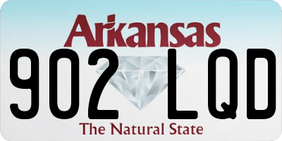 AR license plate 902LQD