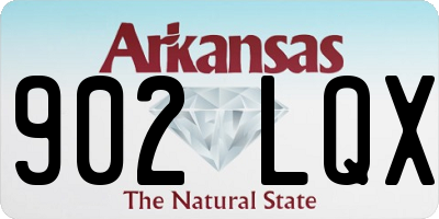 AR license plate 902LQX
