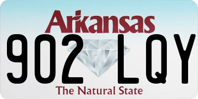 AR license plate 902LQY