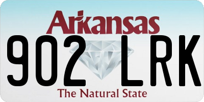 AR license plate 902LRK