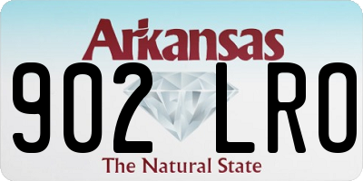 AR license plate 902LRO