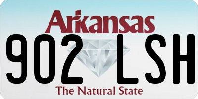AR license plate 902LSH