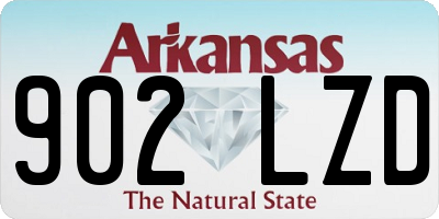 AR license plate 902LZD