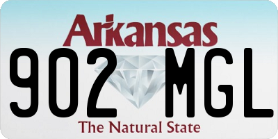 AR license plate 902MGL