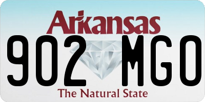 AR license plate 902MGO