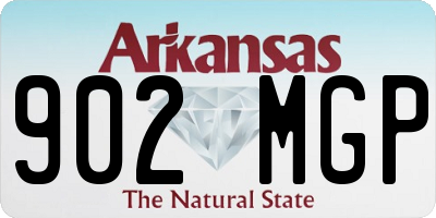 AR license plate 902MGP