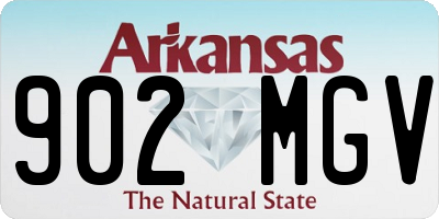 AR license plate 902MGV