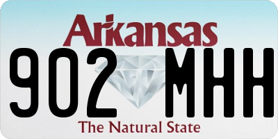 AR license plate 902MHH