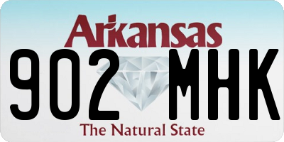 AR license plate 902MHK