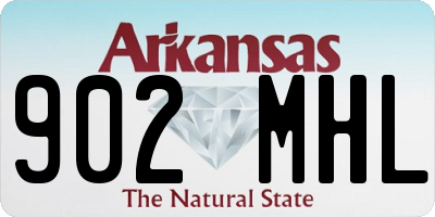 AR license plate 902MHL