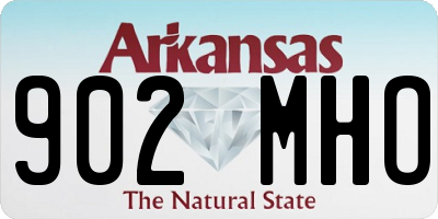 AR license plate 902MHO
