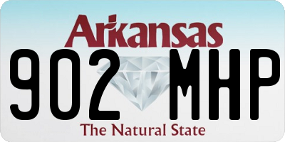 AR license plate 902MHP
