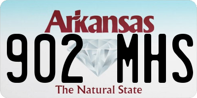 AR license plate 902MHS