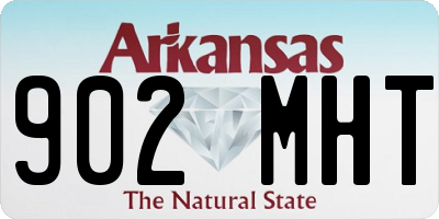 AR license plate 902MHT