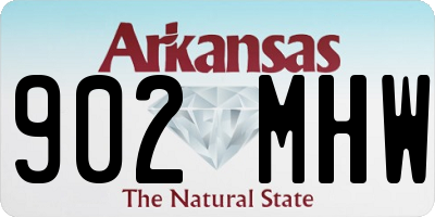 AR license plate 902MHW