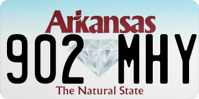 AR license plate 902MHY
