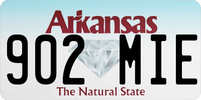 AR license plate 902MIE