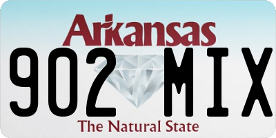 AR license plate 902MIX