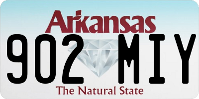 AR license plate 902MIY