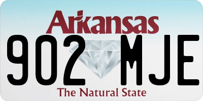AR license plate 902MJE