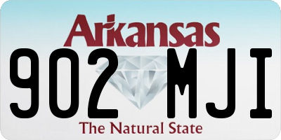 AR license plate 902MJI
