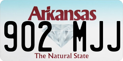 AR license plate 902MJJ