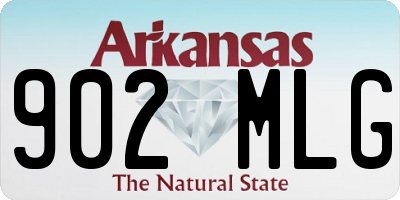 AR license plate 902MLG