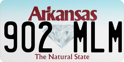 AR license plate 902MLM