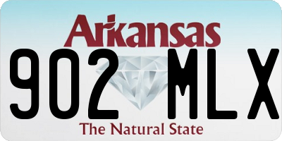 AR license plate 902MLX
