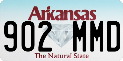 AR license plate 902MMD
