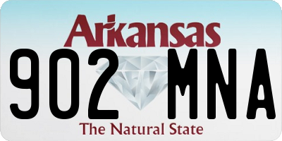 AR license plate 902MNA
