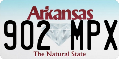 AR license plate 902MPX