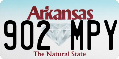 AR license plate 902MPY