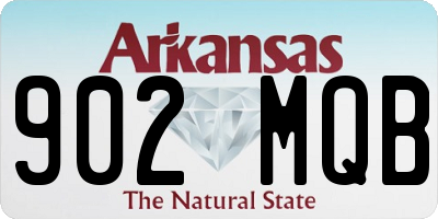 AR license plate 902MQB