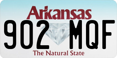 AR license plate 902MQF