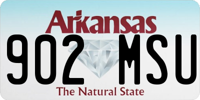 AR license plate 902MSU