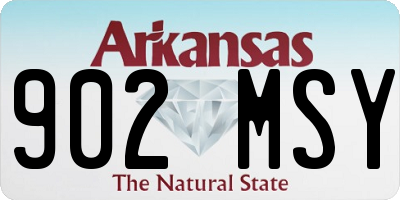 AR license plate 902MSY