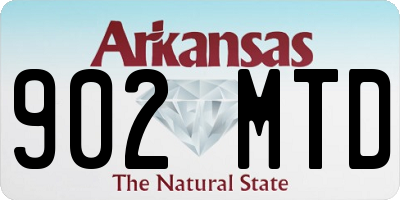 AR license plate 902MTD