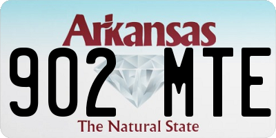 AR license plate 902MTE