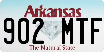 AR license plate 902MTF