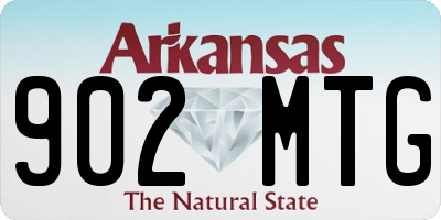 AR license plate 902MTG
