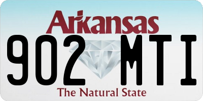 AR license plate 902MTI
