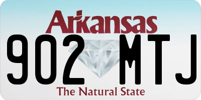 AR license plate 902MTJ