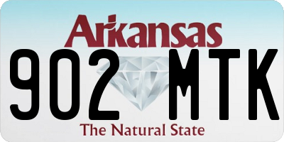 AR license plate 902MTK