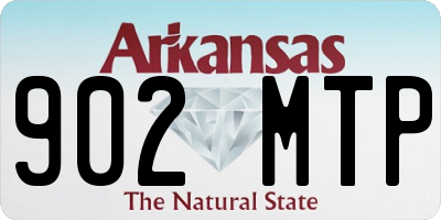 AR license plate 902MTP