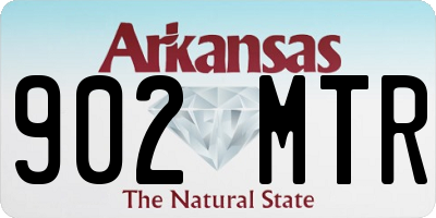 AR license plate 902MTR