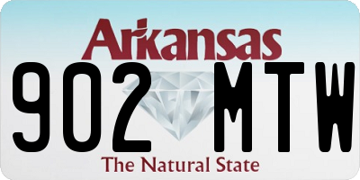 AR license plate 902MTW